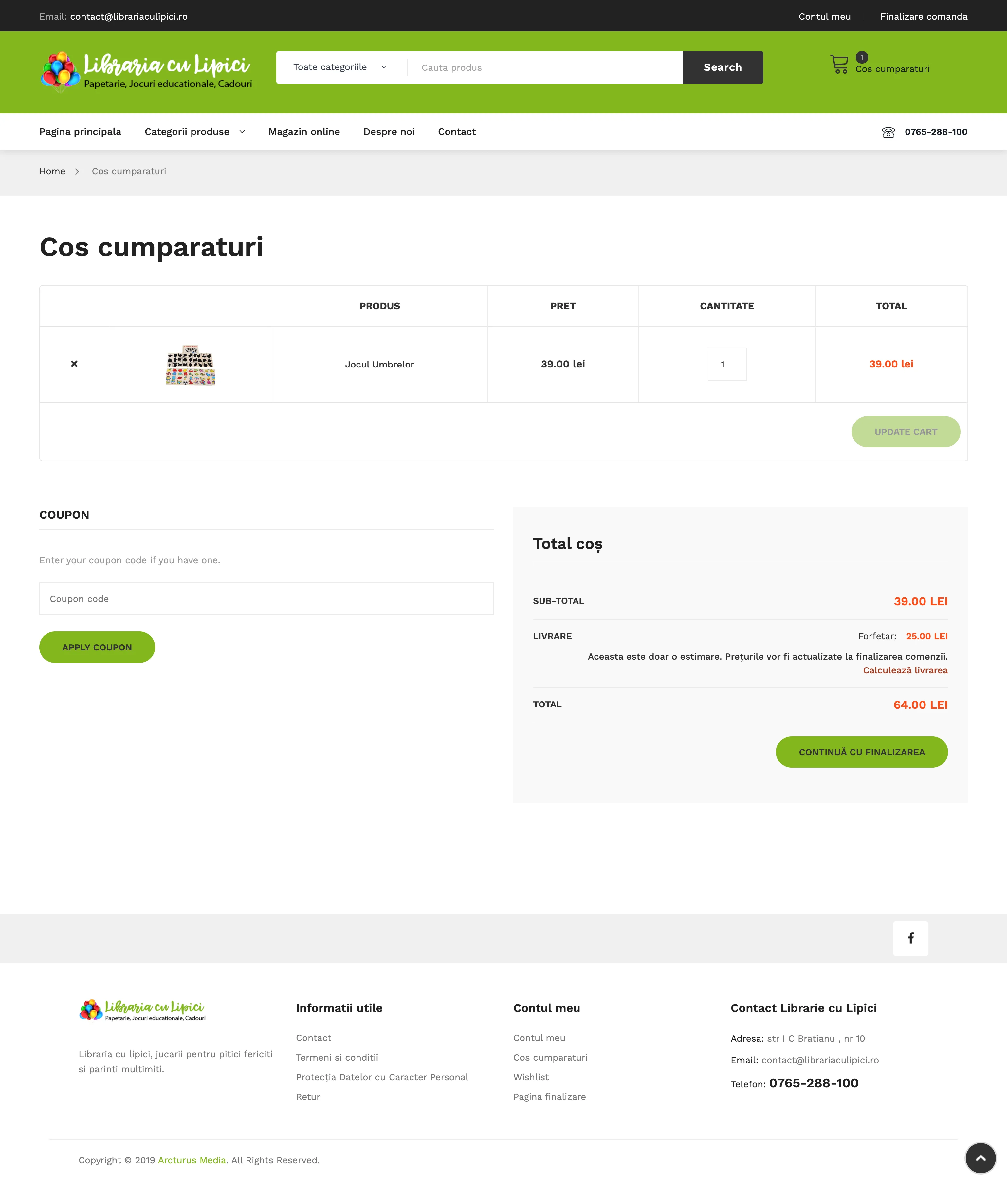LibrariaCuLipici.ro
