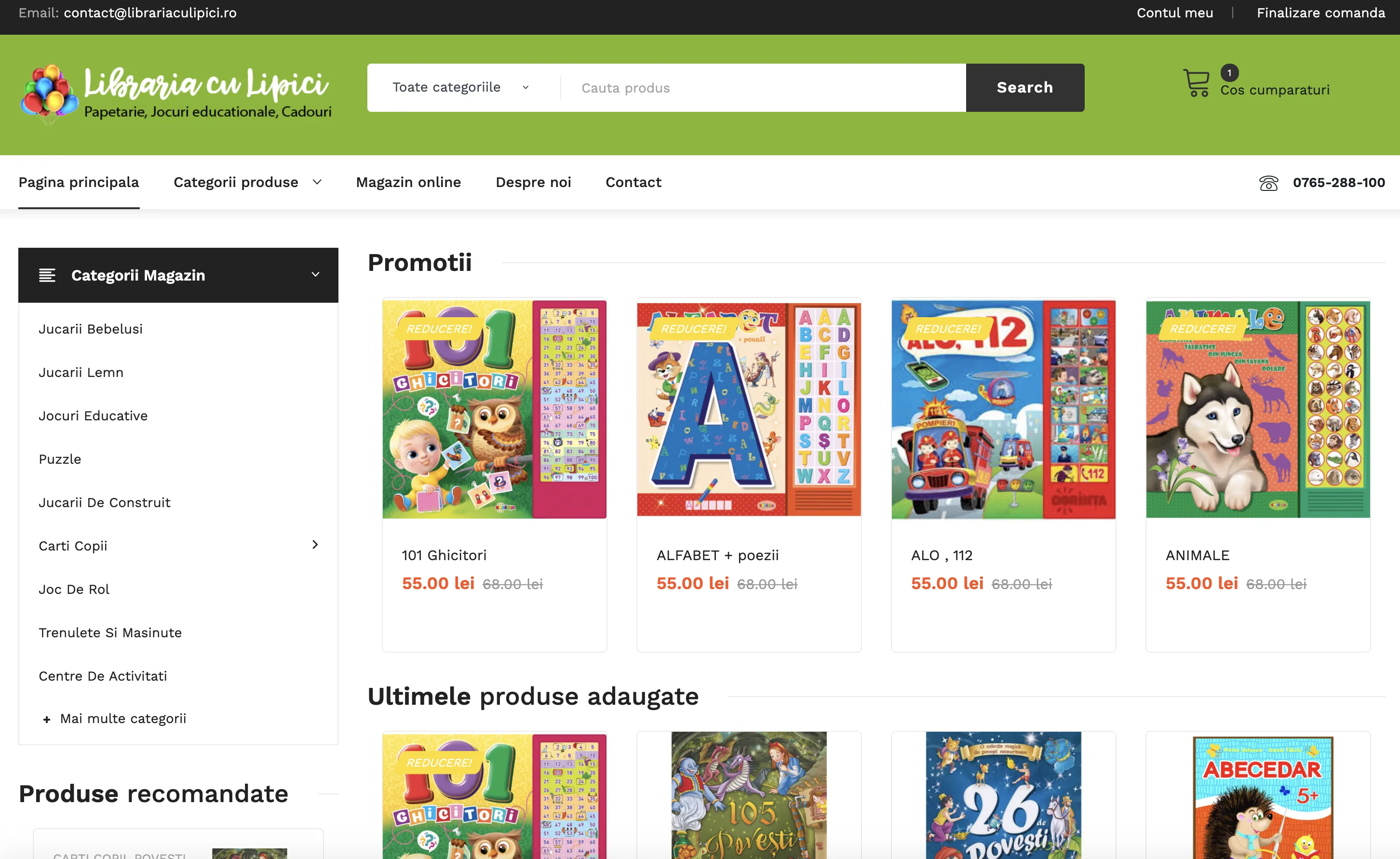 LibrariaCuLipici.ro