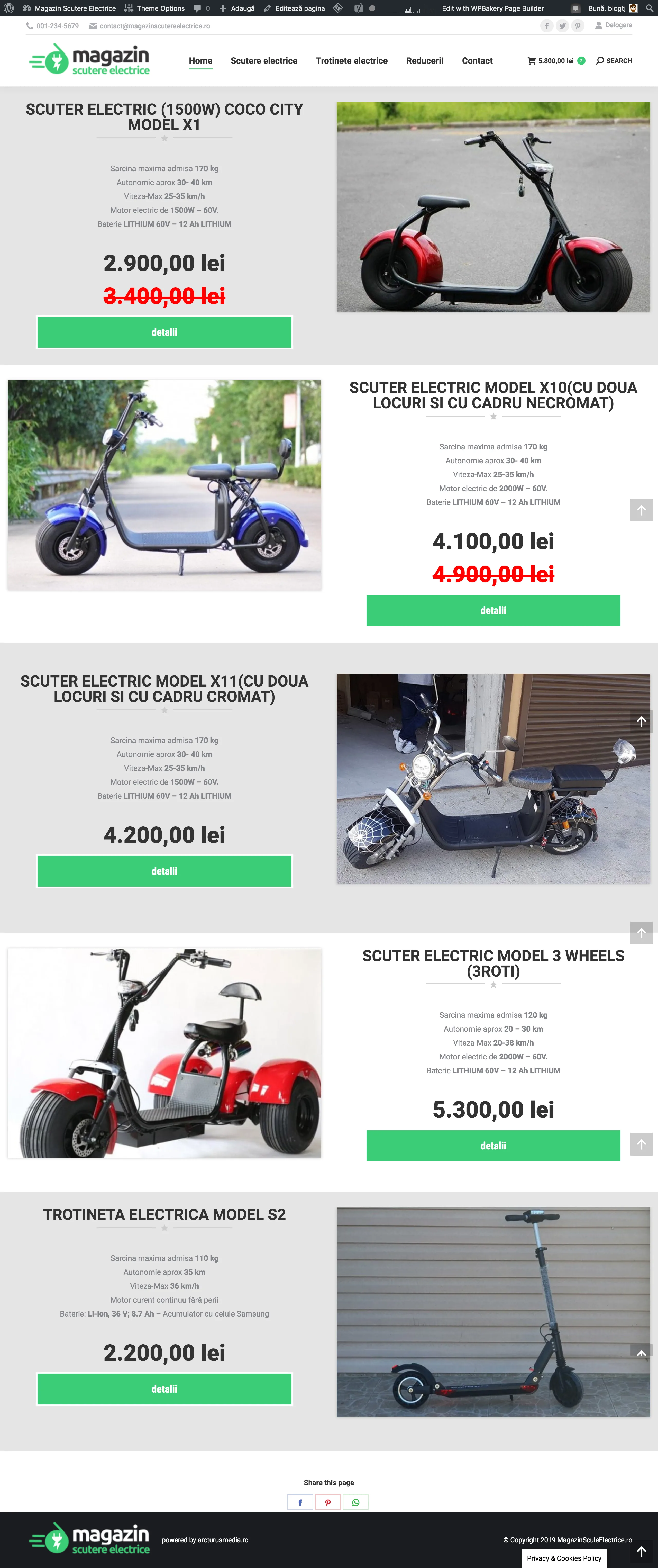 MagazinScutereElectrice.ro