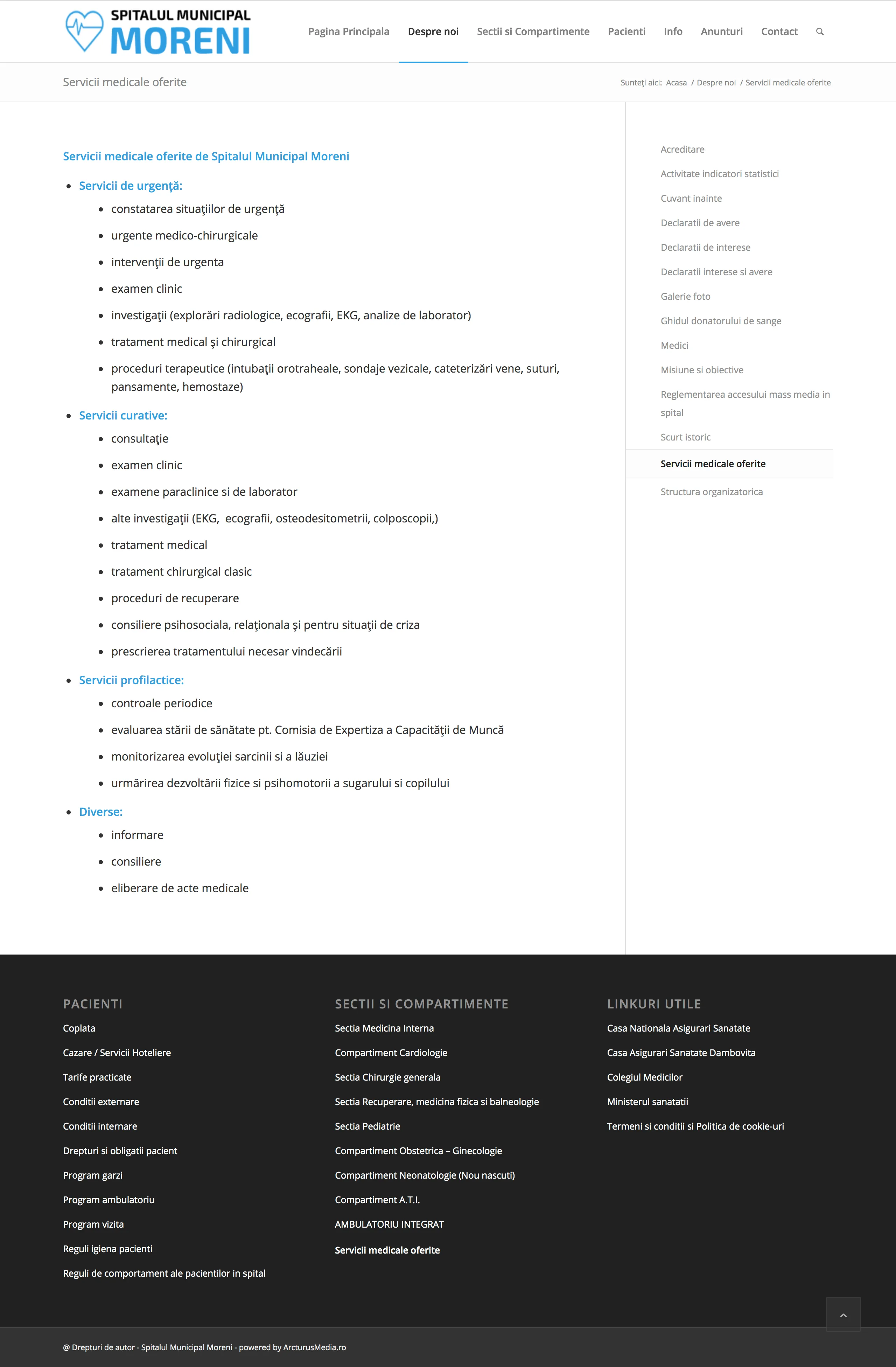 SpitalMoreni.ro