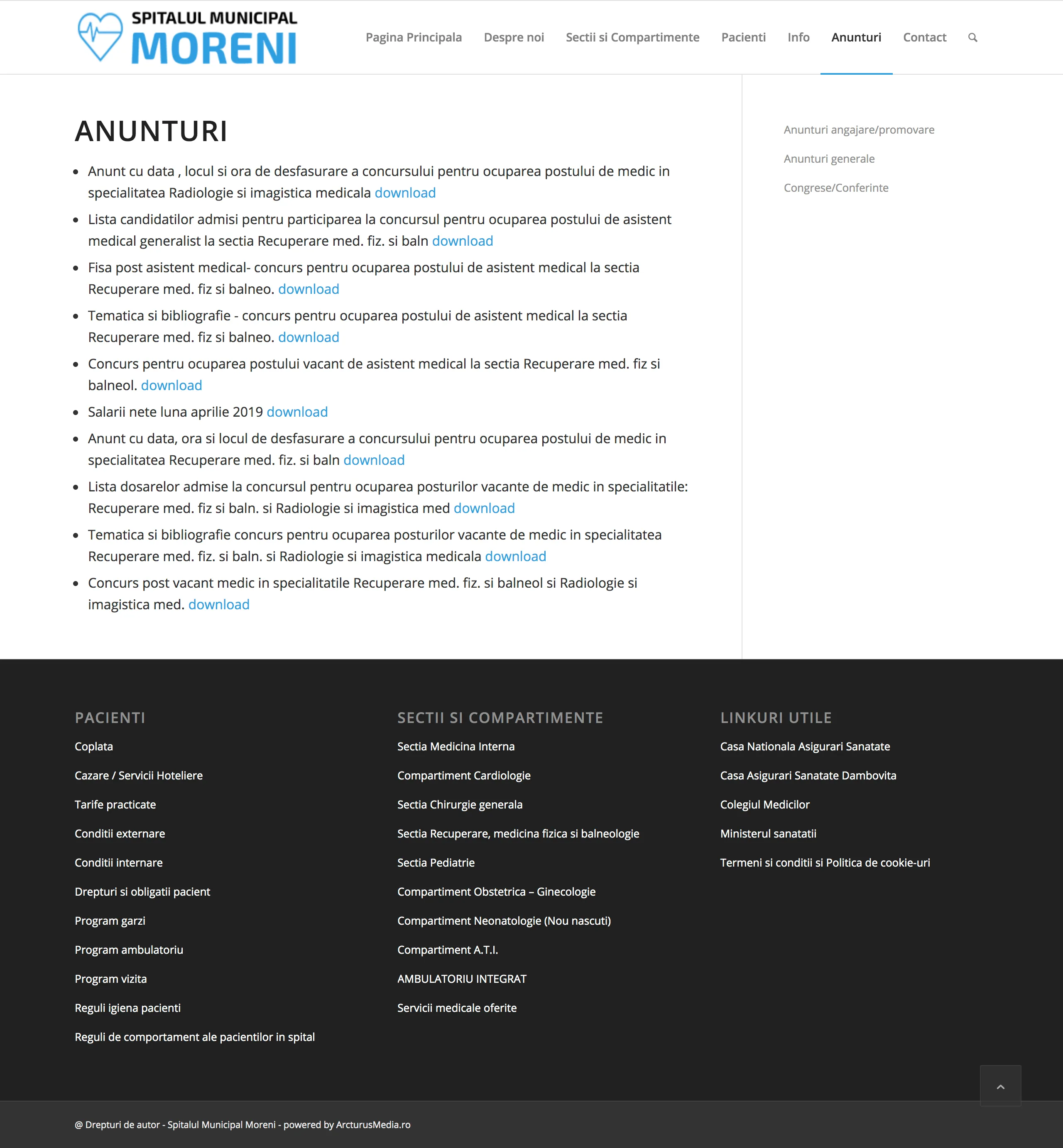 SpitalMoreni.ro
